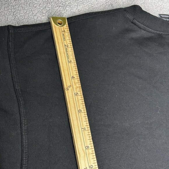 Ariat Rebar Workman Logo Sweatshirt Mens 2XL Tall Black Crewneck Fleece Pullover - Picture 8 of 14